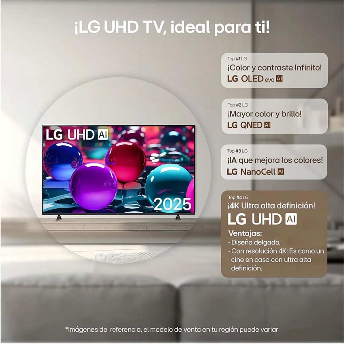 Televisor LG 60" 60UA8050PSA.AWC UHD WEBOS