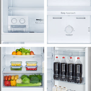 Nevera No Frost Hisense BCD-375 de 375 litros color silver