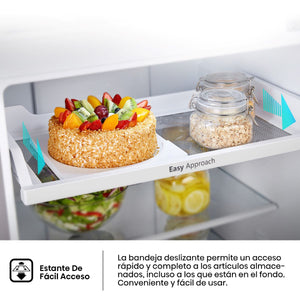Nevera No Frost Hisense BCD-375 de 375 litros color silver
