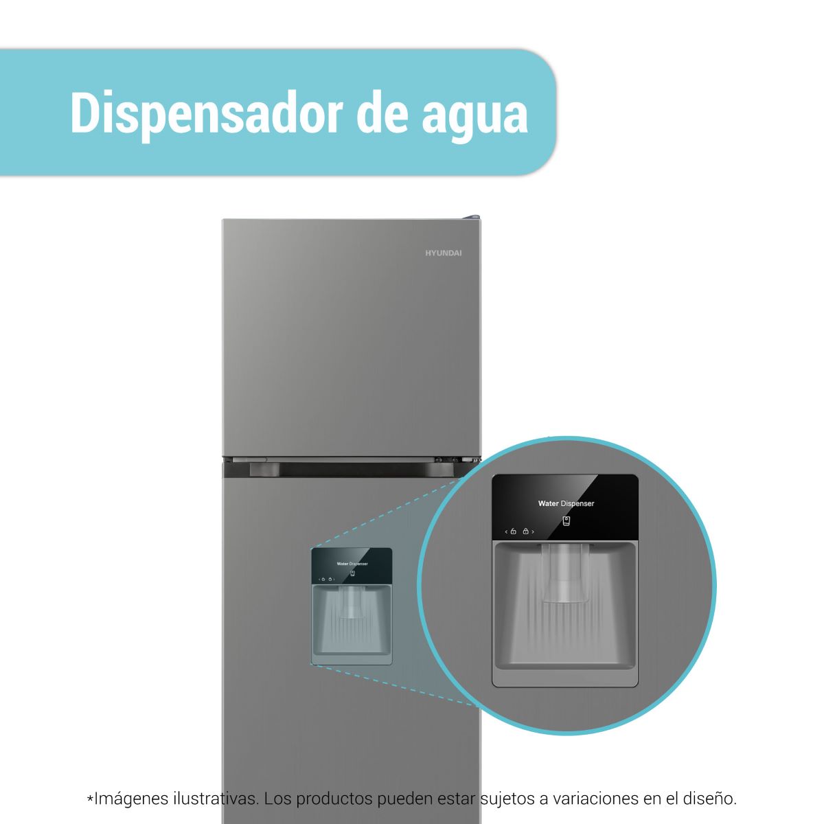 Nevera HYUNDAI HYRF301NF 298 Litros No Frost Gris