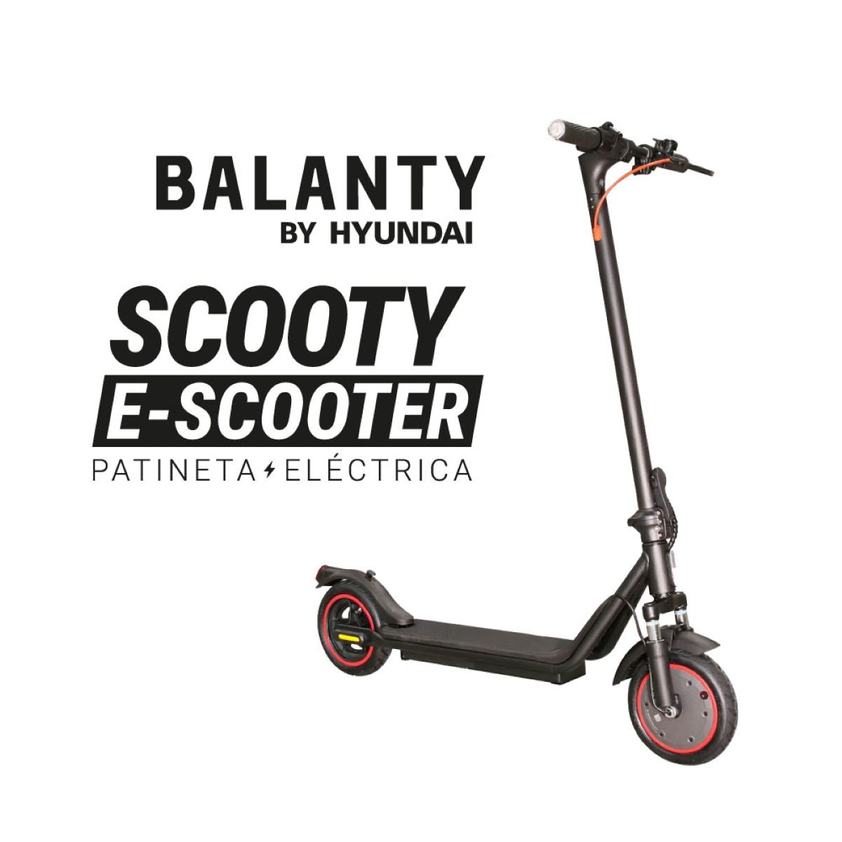 Patineta Eléctrica HYUNDAI Scooty Negra