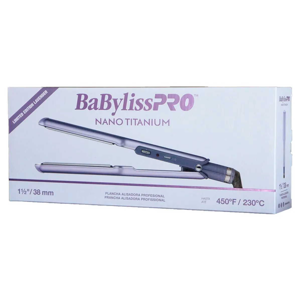 Plancha Para Cabello Profesional BABYLISS 9559 SM1137 Lavanda