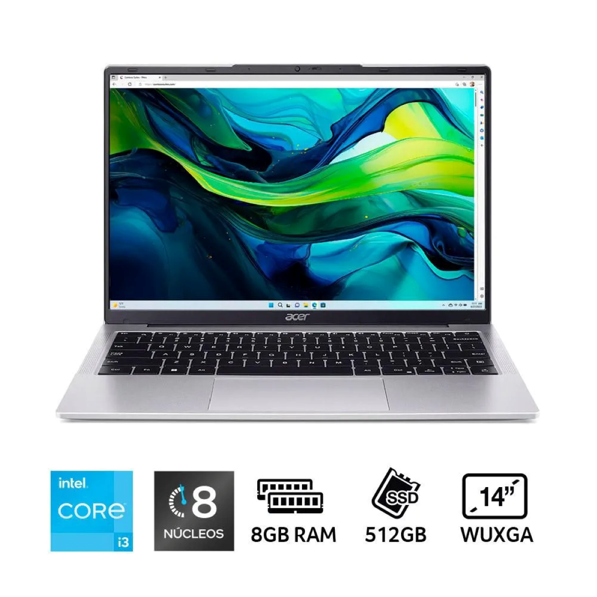 Portátil ACER AL14-31P-353Y Ci3 512GB 8GB