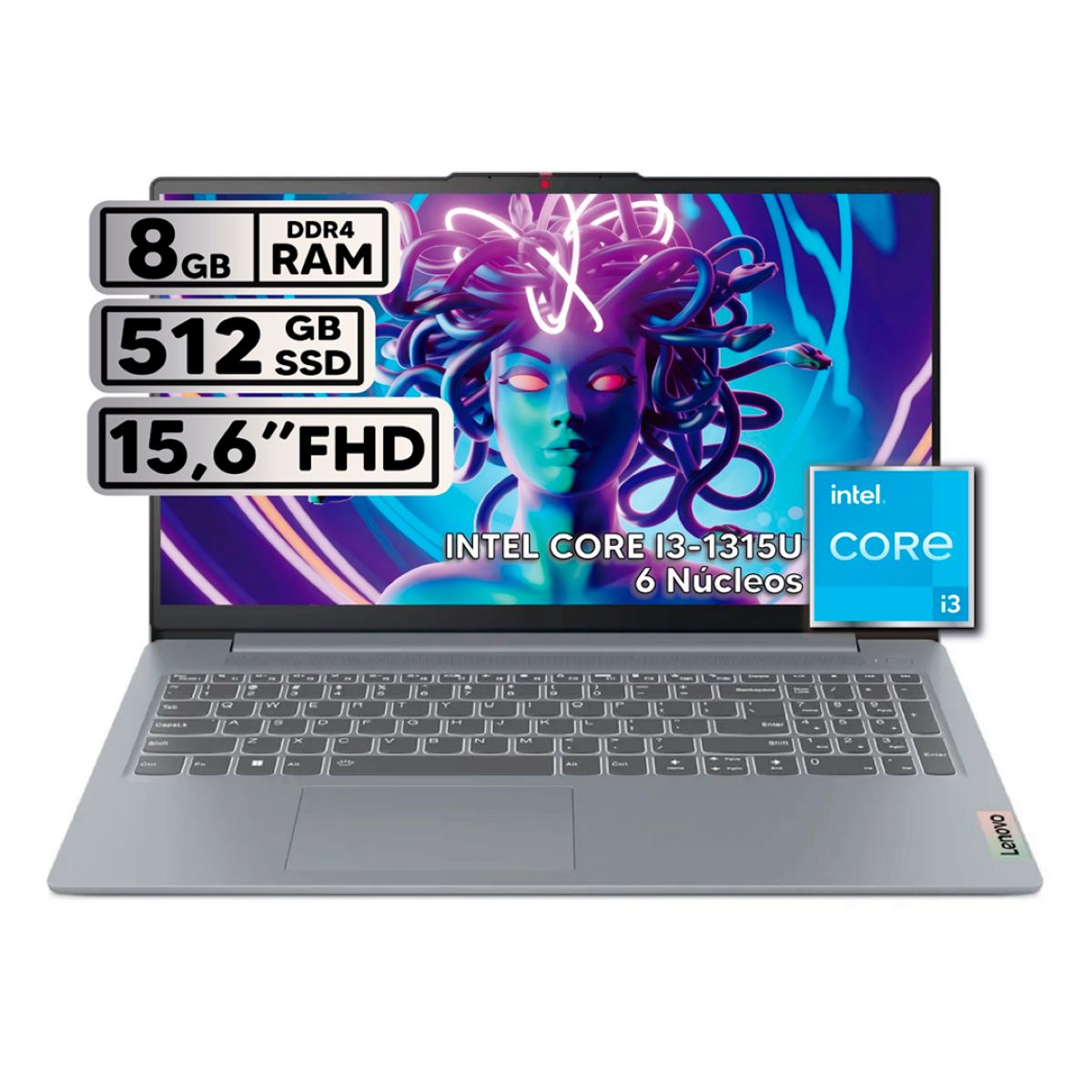 Portátil LENOVO 15IRU8 CI3 512GB 8GB