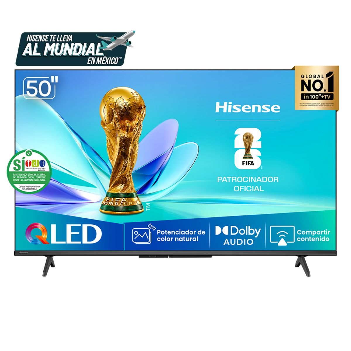 Televisor HISENSE 50" 50Q4SV VIDAA FHD