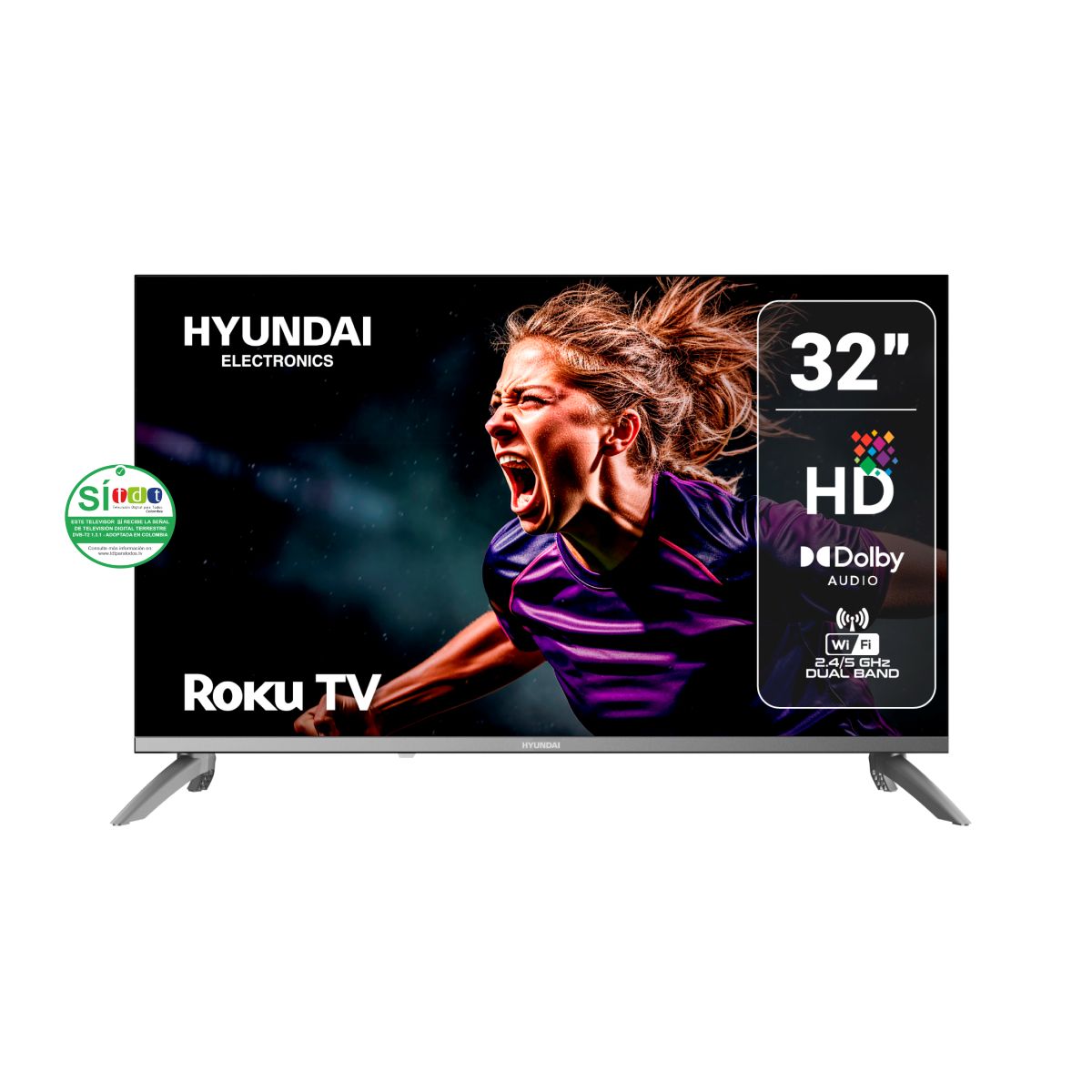 Televisor HYUNDAI 32" HYLED3257RiM HD Roku