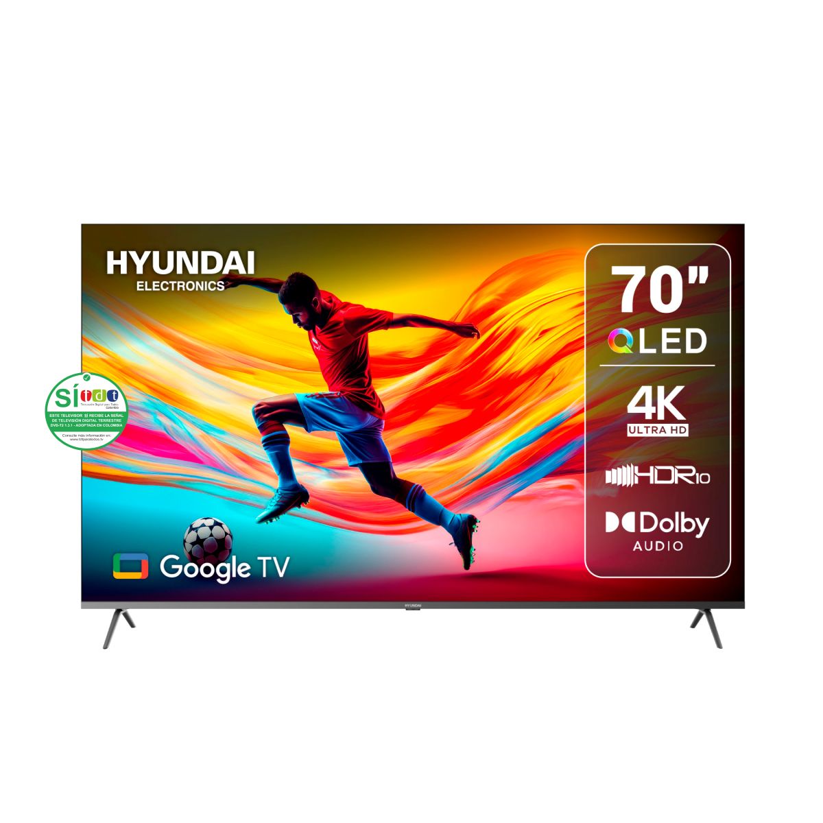 Televisor HYUNDAI 70" HYLED7007QG UHD 4K