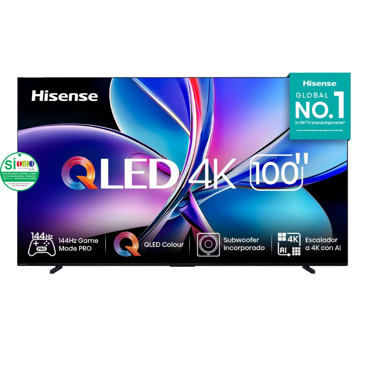 Televisor 100" HISENSE 100Q7QG UHD 4K Google Tv