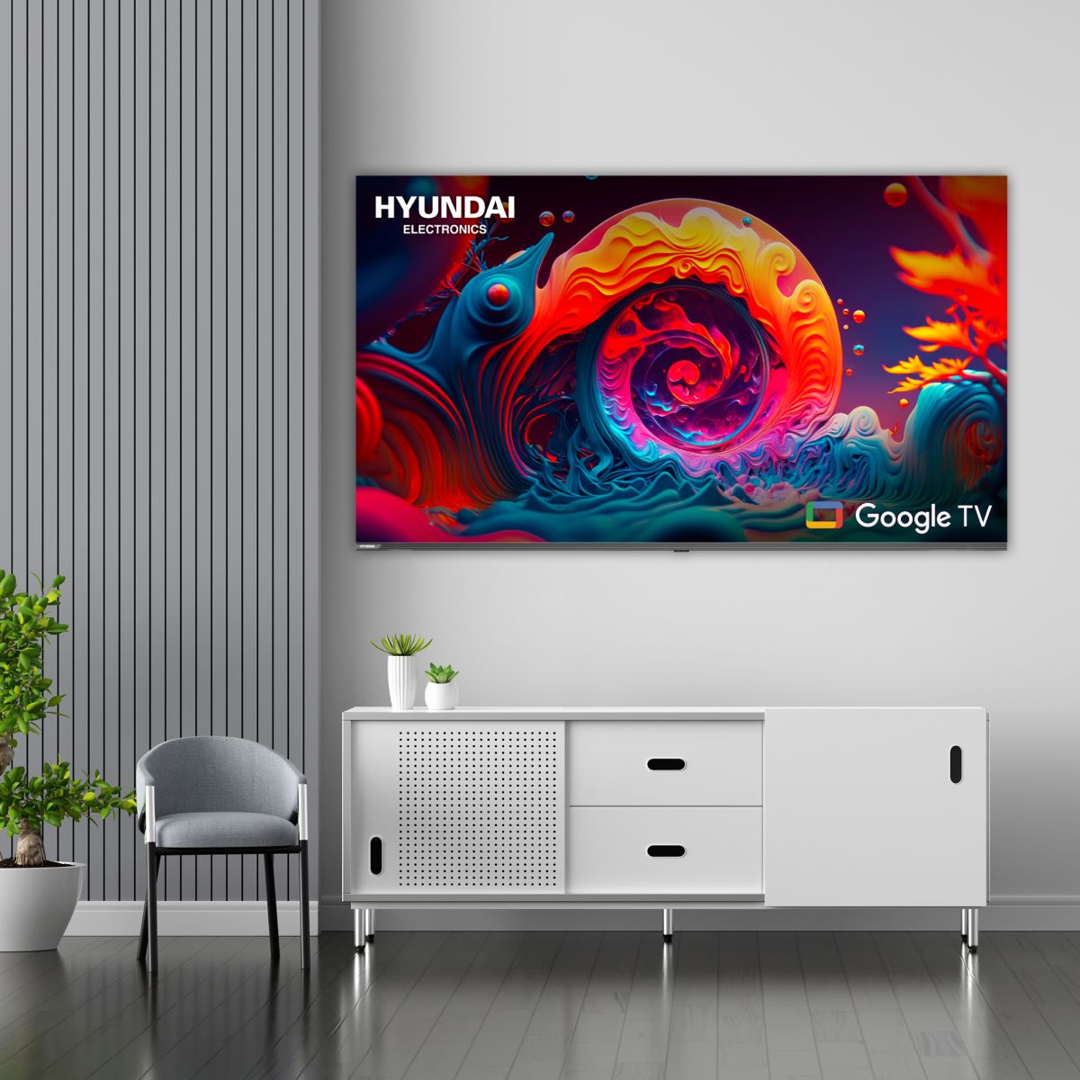 Televisor 65" HYUNDAI HYLED6514QMG 4k Miniled