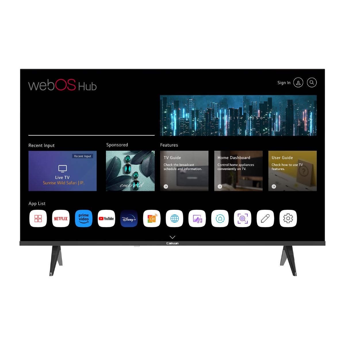 Televisor CAIXUN 43" C43VAFW WebOs FHD