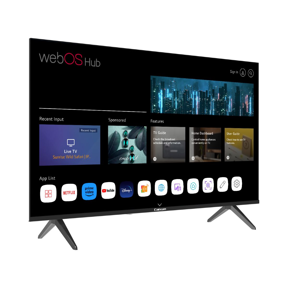 Televisor CAIXUN 43" C43VAFW WebOs FHD