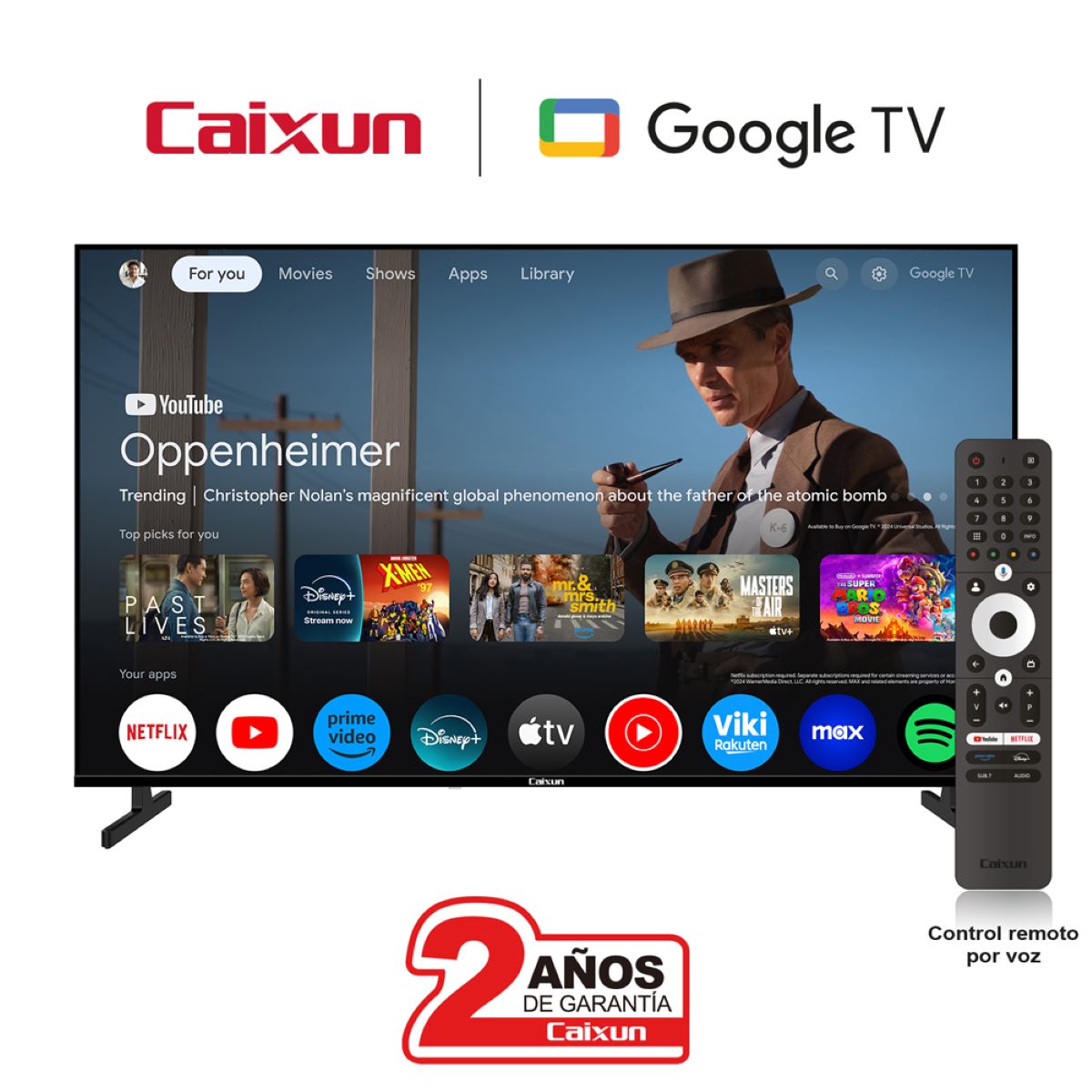 Televisor CAIXUN 55" C55KAUG Google TV UHD-4K