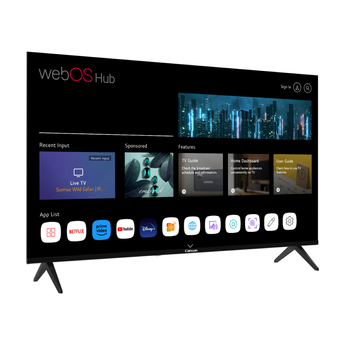 Televisor CAIXUN C50VAUW 50 UHD WebOs