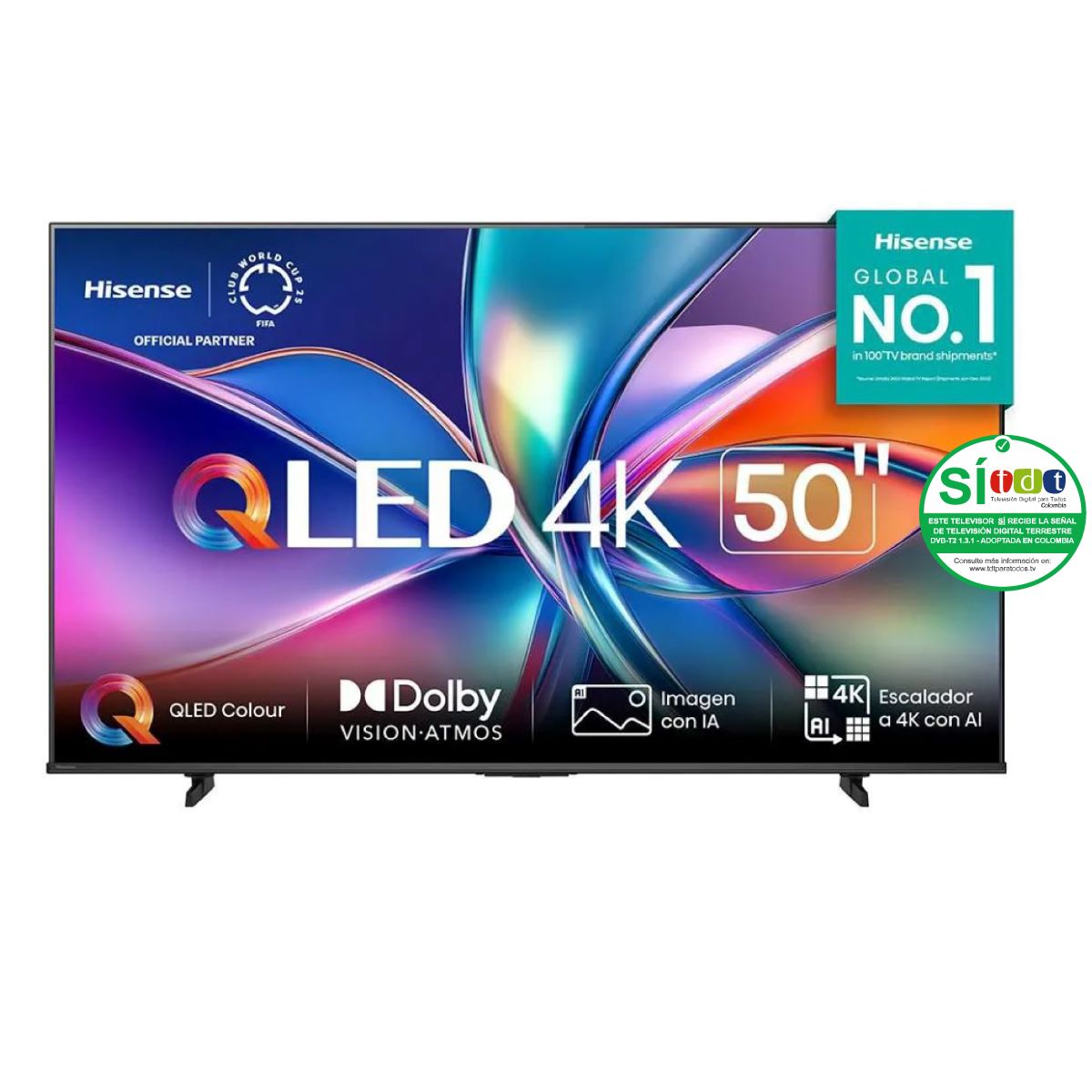 Televisor HISENSE 50" 50Q6QV UHD 4K Qled