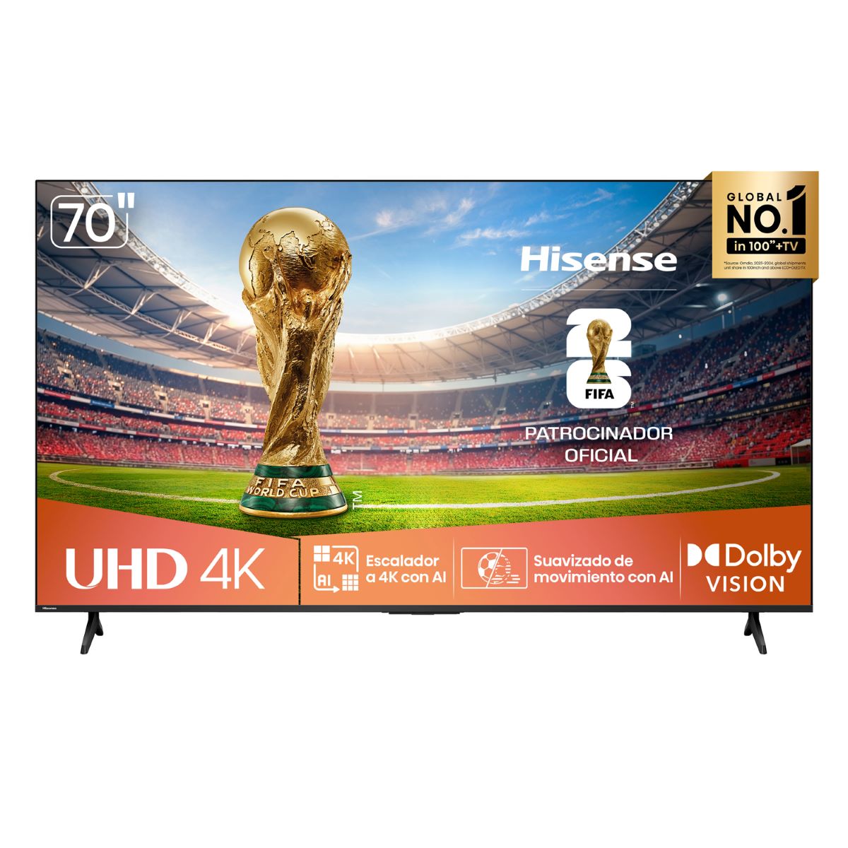 Televisor HISENSE 70" 70A6NV VIDAA Smart Tv