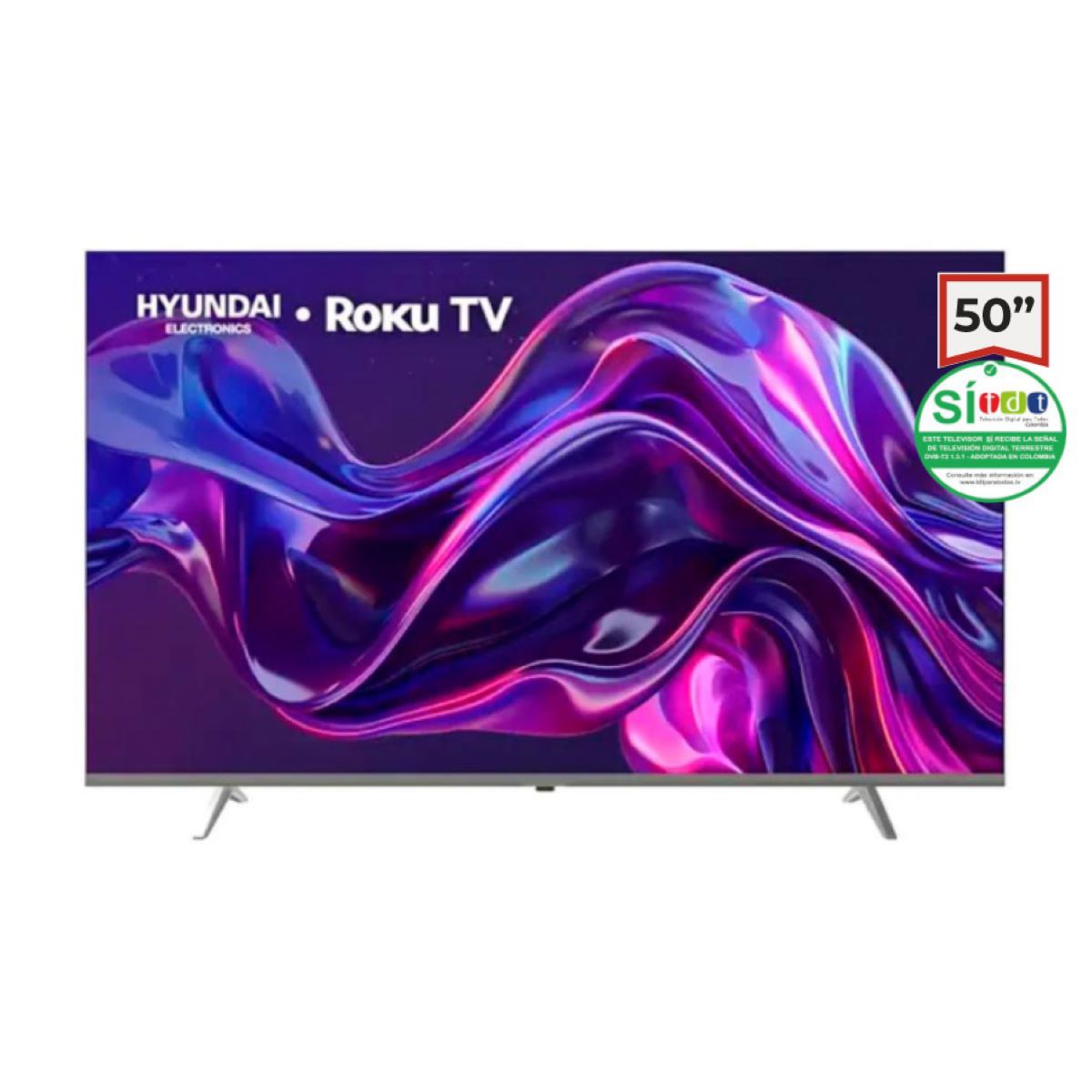 Televisor HYUNDAI 50 " HYLED5023R4KM 4K UHD ROKU