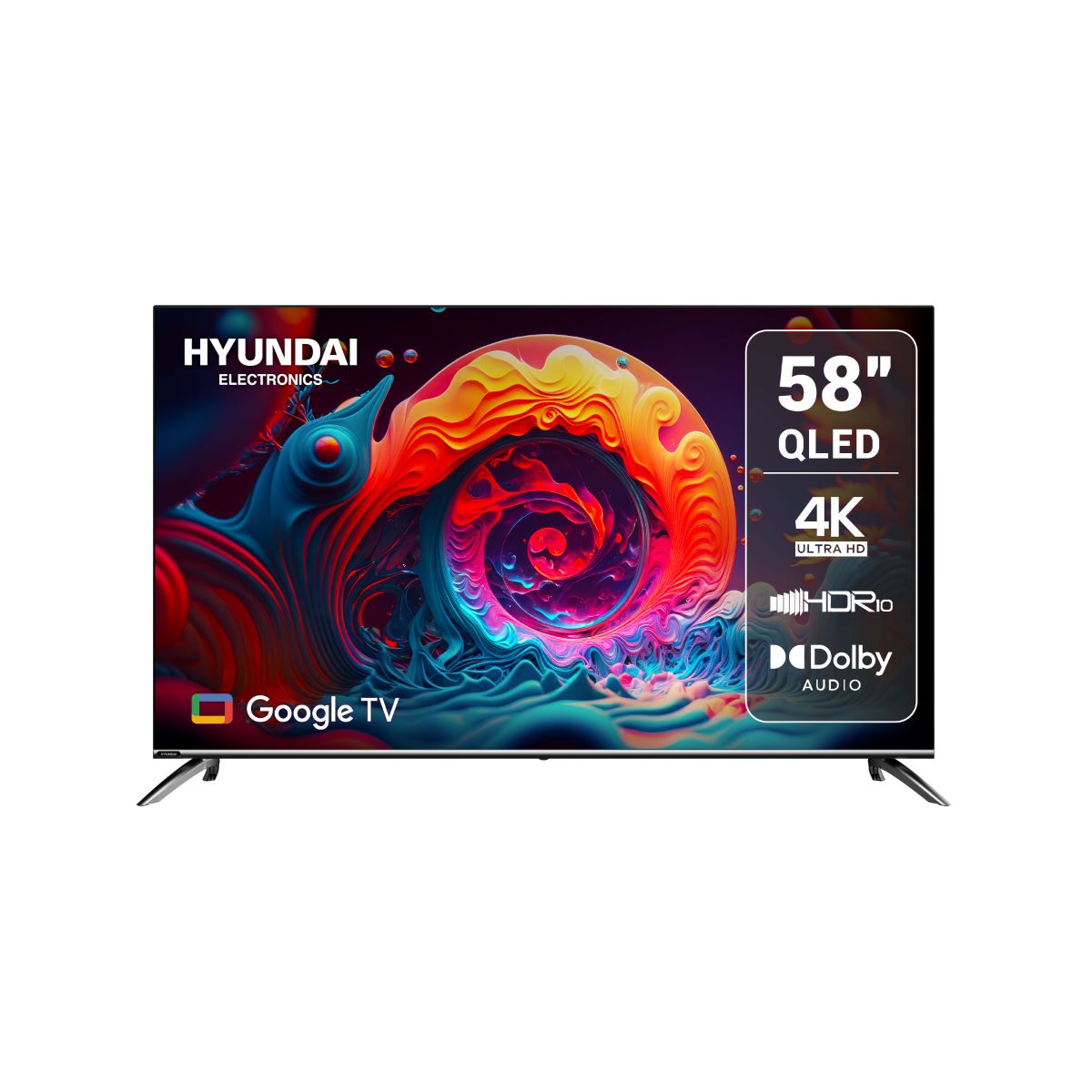 Televisor HYUNDAI 58” HYLED5813QG 4K Google TV