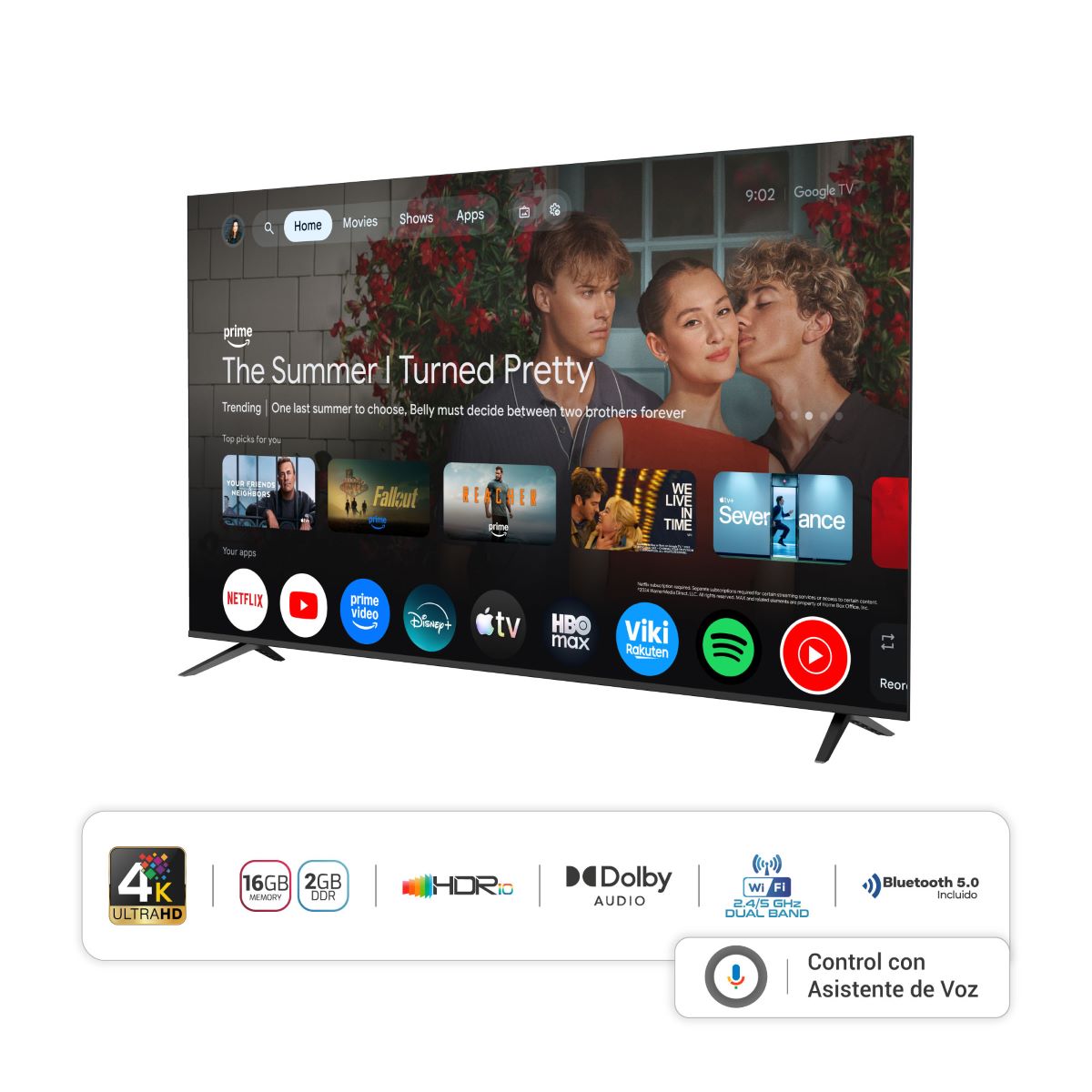 Televisor HYUNDAI 85 Pulgadas HYLED8503QG QLED Smart Tv