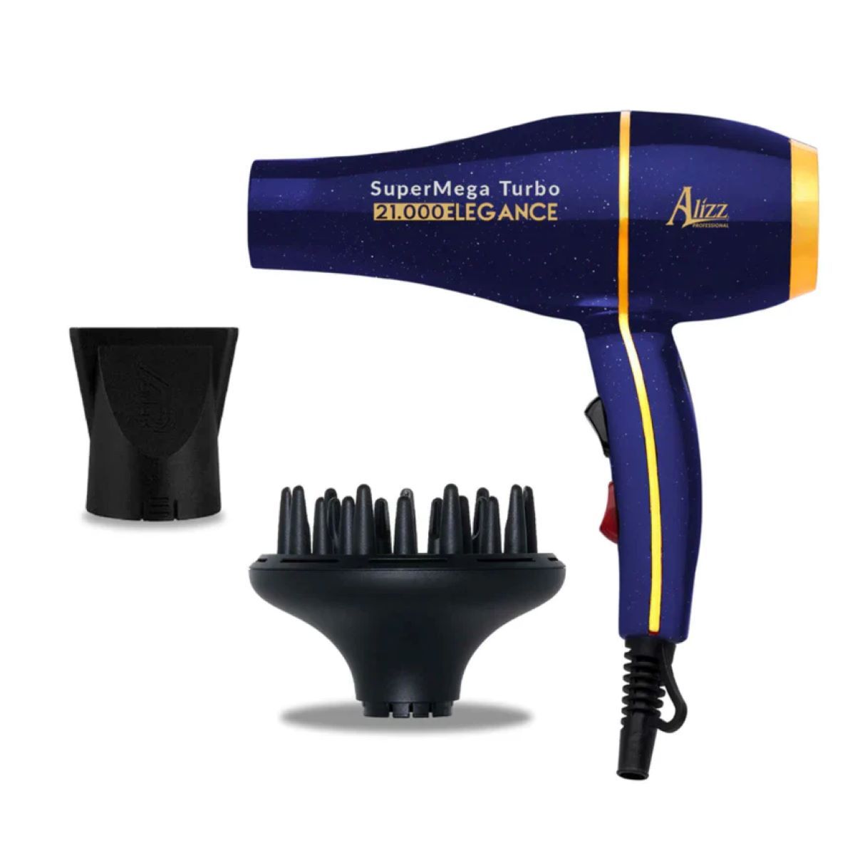 Secador ALIZZ Super Mega Turbo 21.000 Elegance Morado Con Difusor